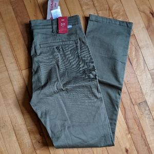 Olive Green Levi's 511 Chino 34x34
